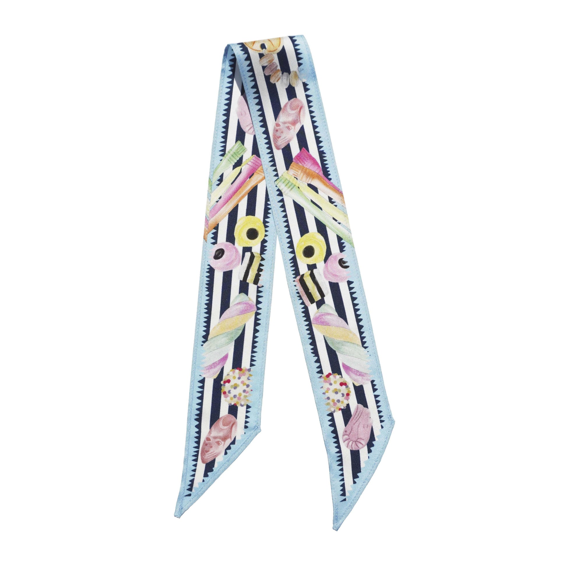 Skinny Sweet Tooth Silk Scarf