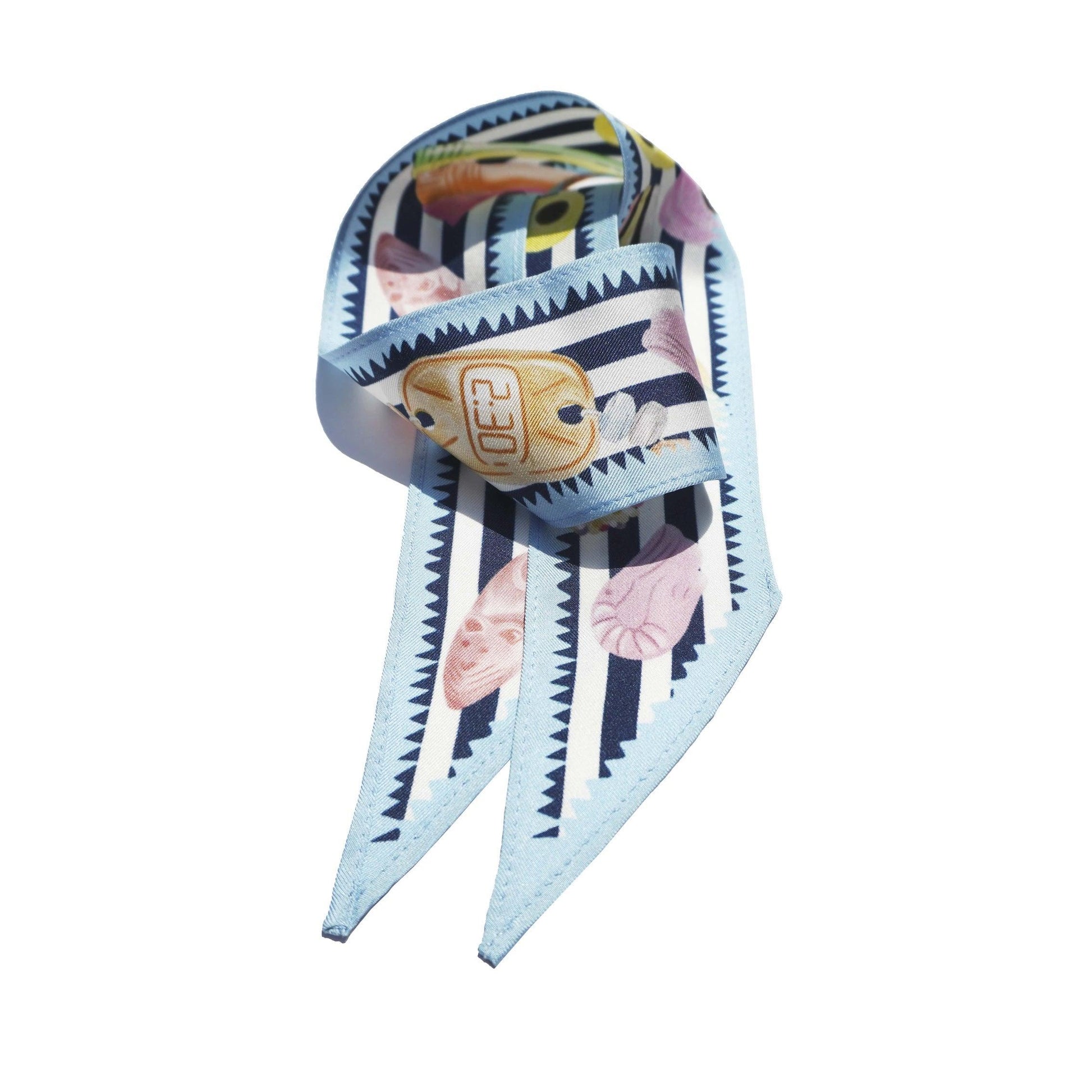 Skinny Sweet Tooth Silk Scarf