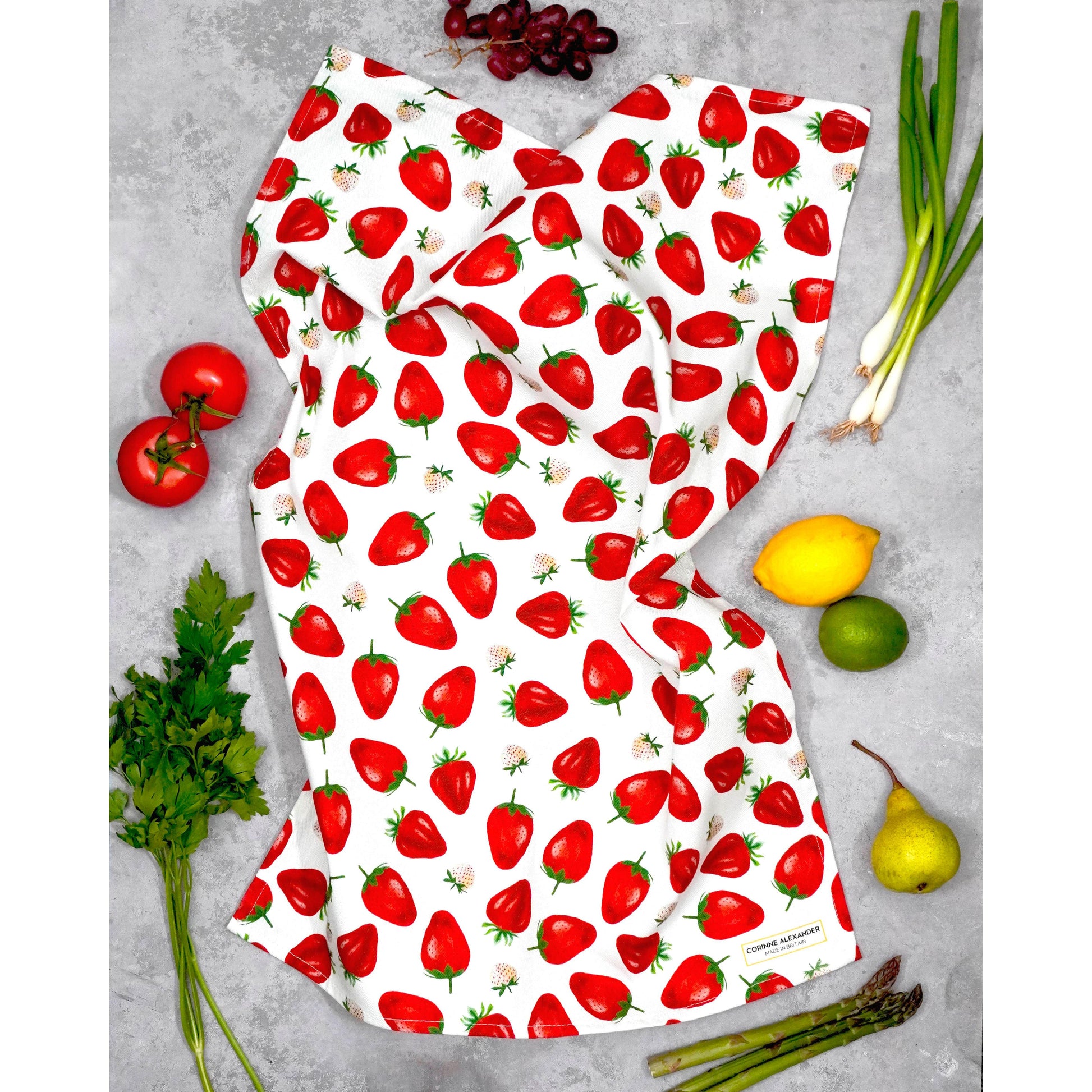 Strawberry Tea Towel