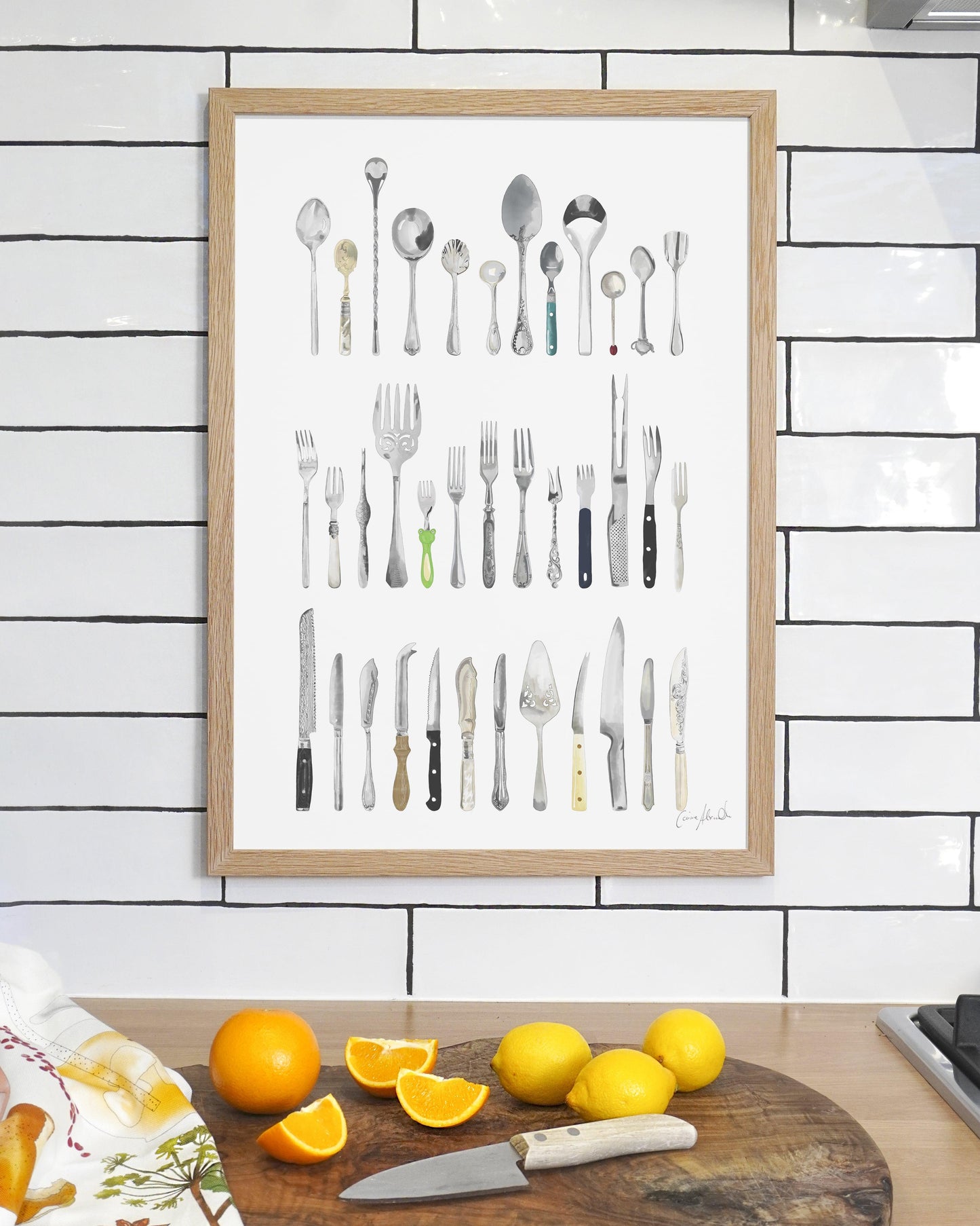 The Cutlery Draw | Large Scale Print | A2