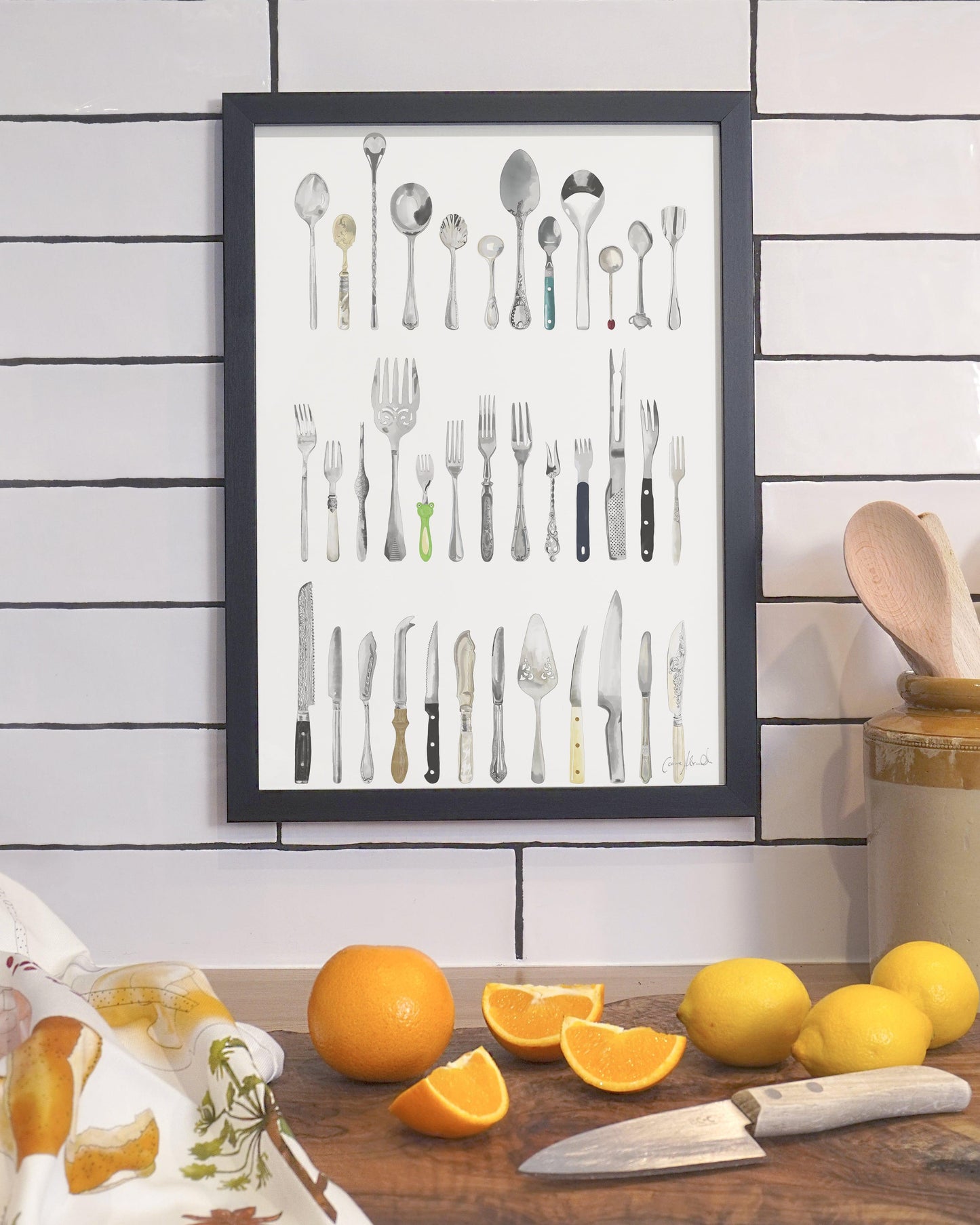 The Cutlery Draw | Large Scale Print | A3