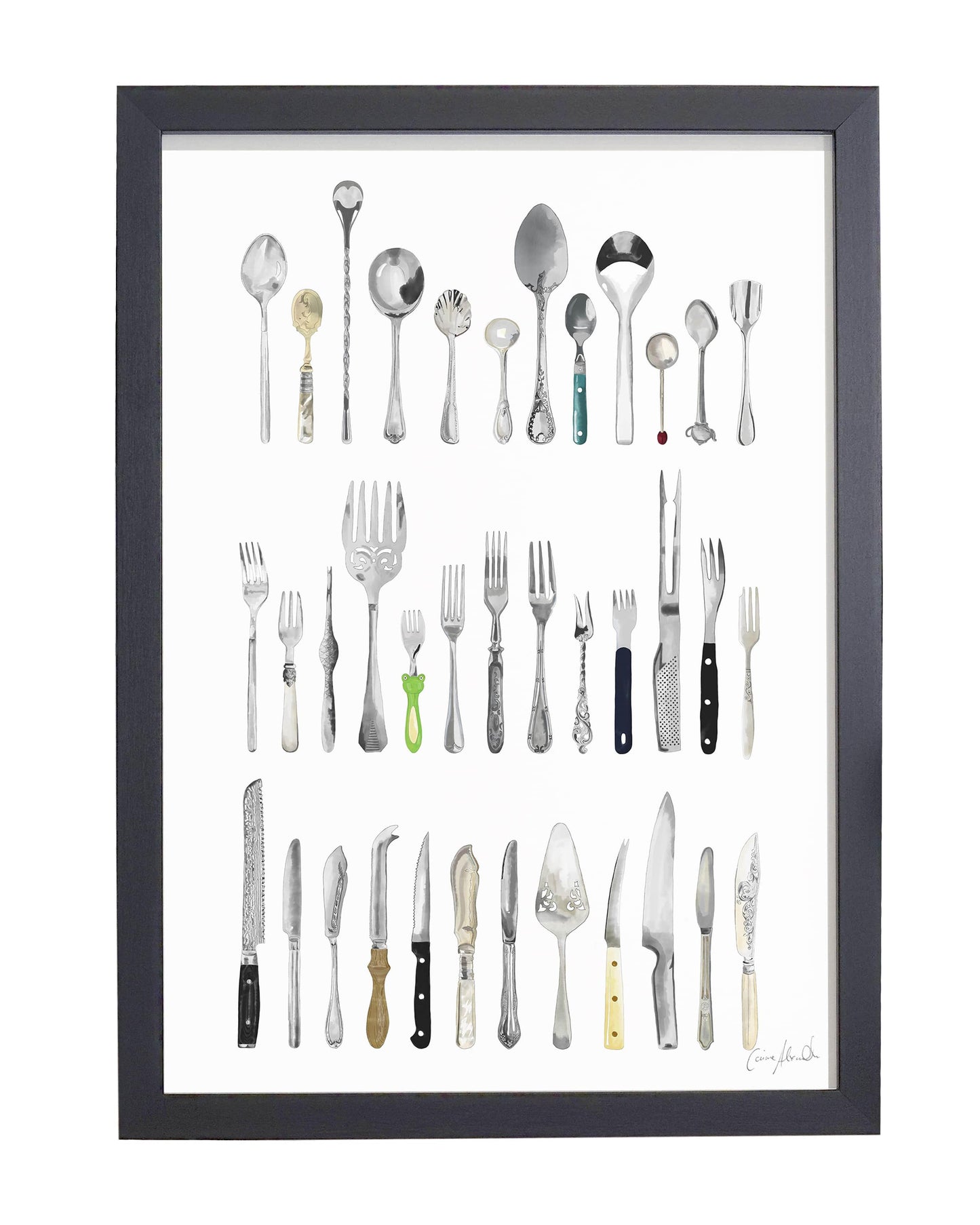 The Cutlery Draw | Large Scale Print | A3