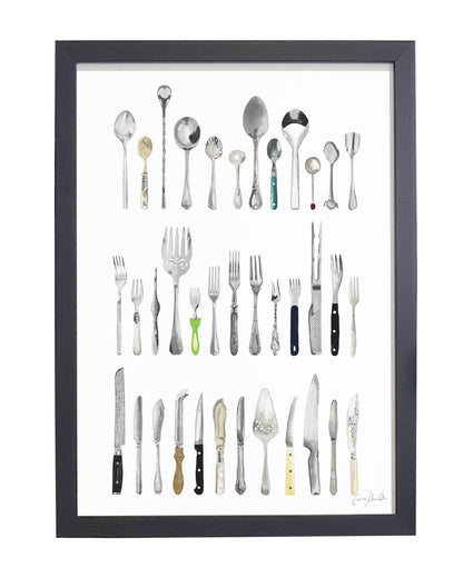 The Cutlery Draw | Large Scale Print | A3