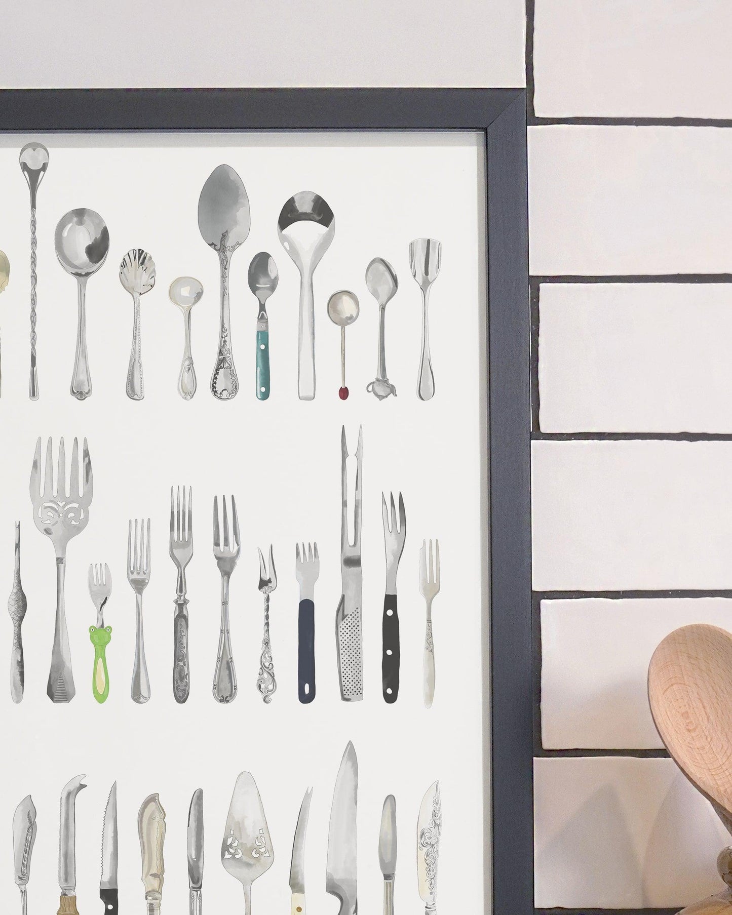 The Cutlery Draw | Large Scale Print | A3
