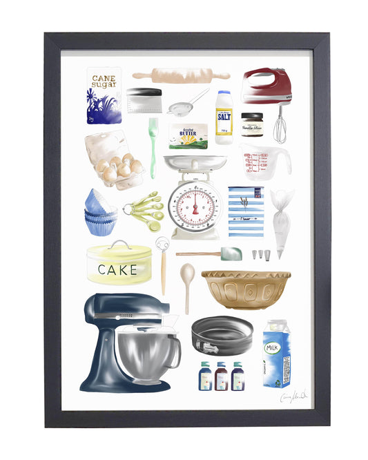 Time To Bake | Large Scale Print | A3