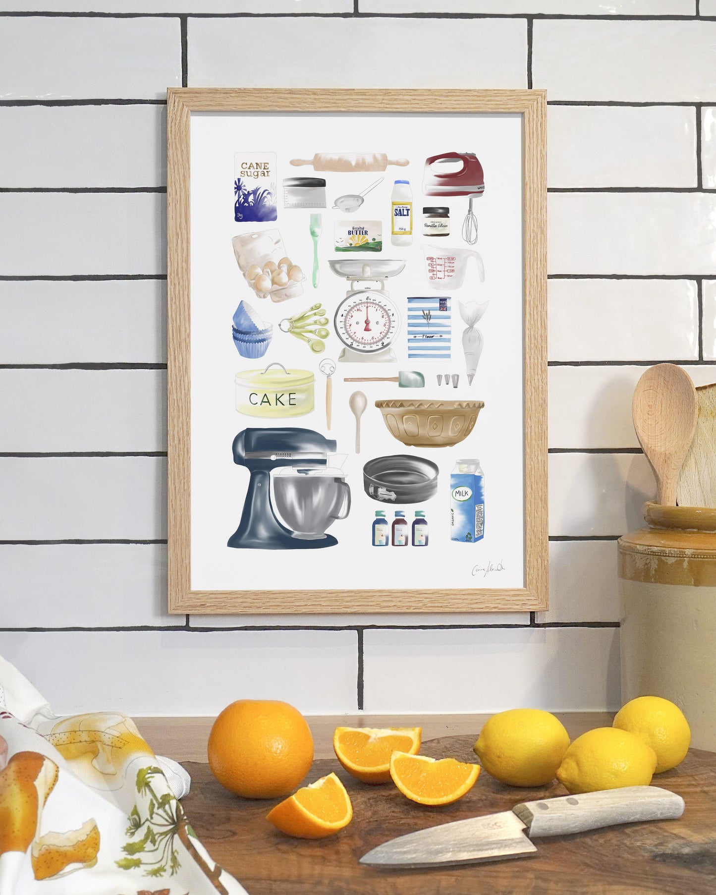 Time To Bake | Large Scale Print | A3
