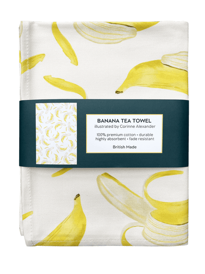 a banana tea towel