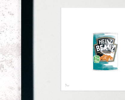 Framed Bean Art Print