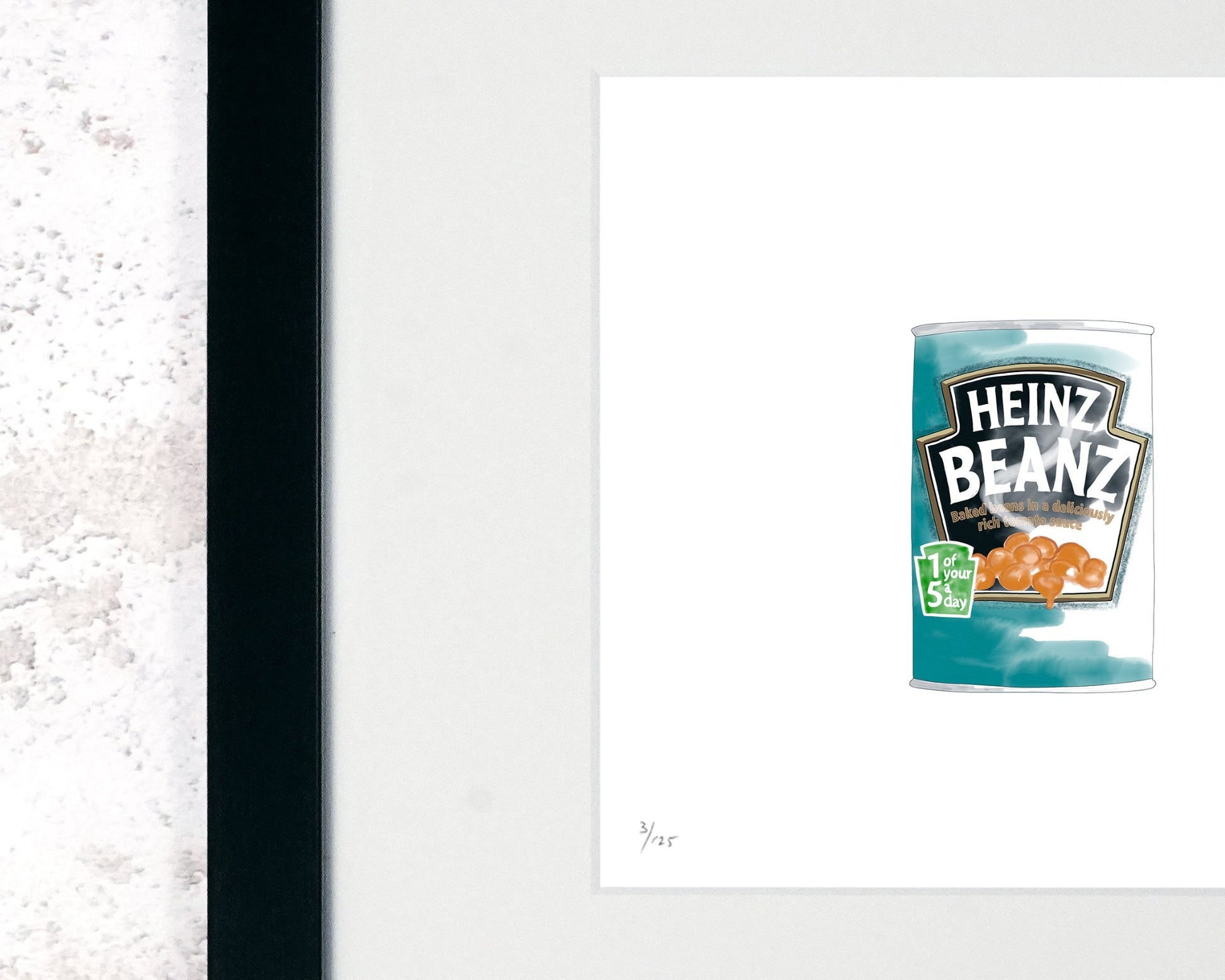 Baked Bean Food Art Print