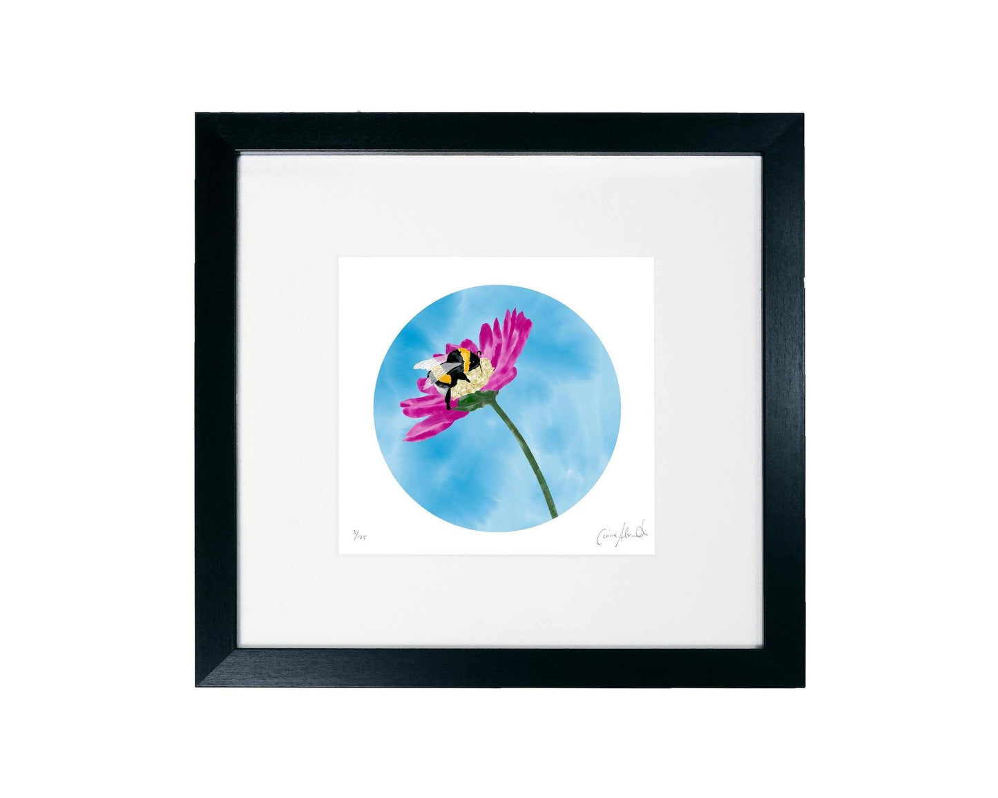 Bee Art Print - nature inspired