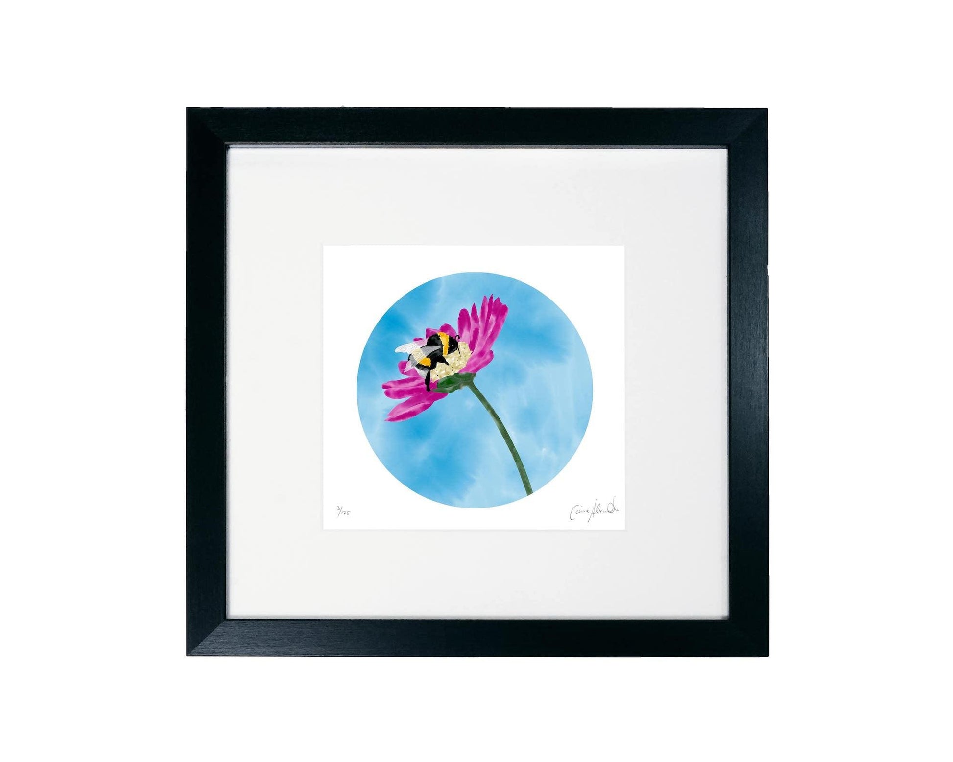 Bee Art Print - nature inspired
