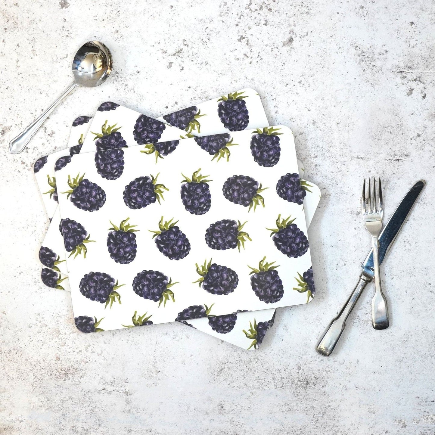 Blackberry Placemats made by small British business