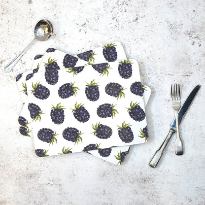 Blackberry Placemats made by small British business