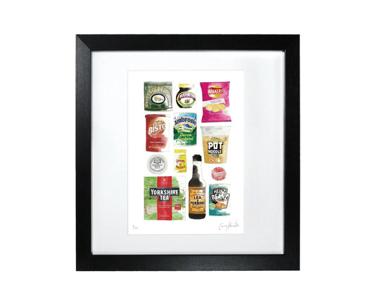 Framed British Food Print