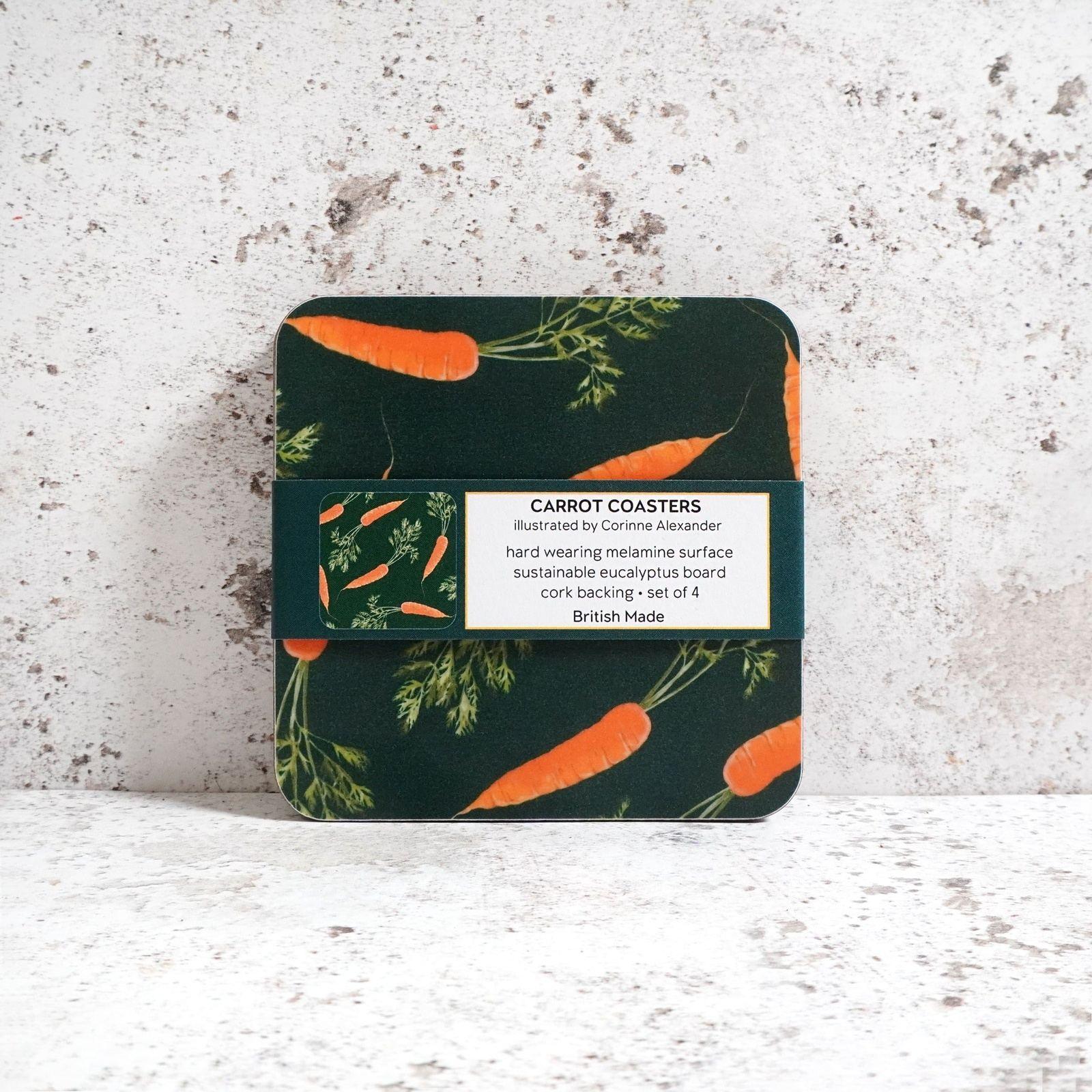 Carrot coaster set 