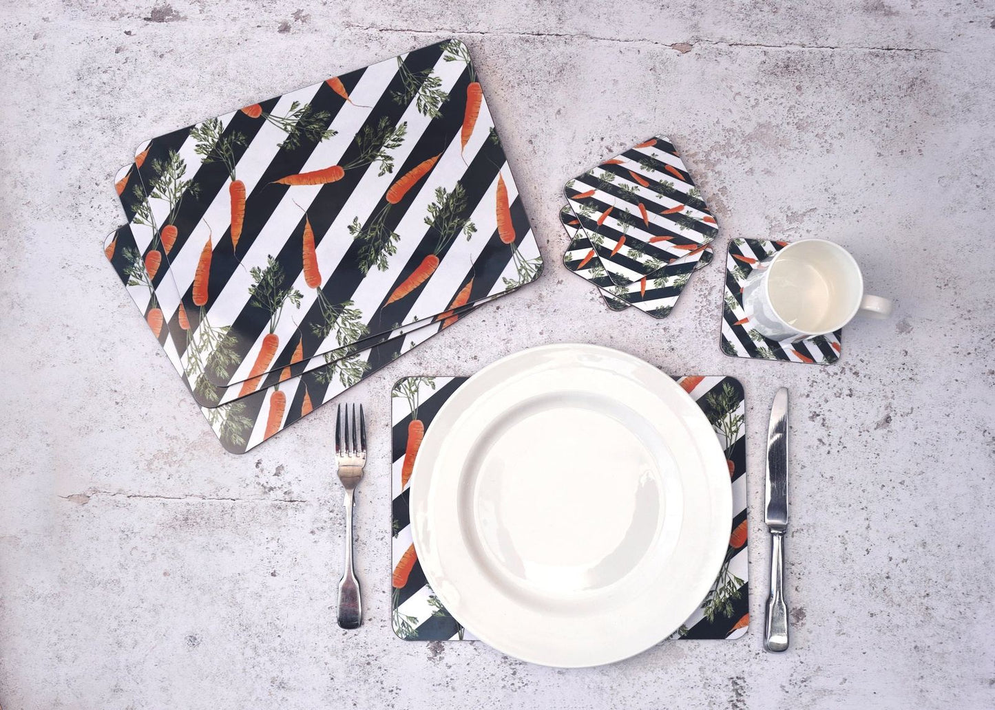 Striped Carrot Placemat