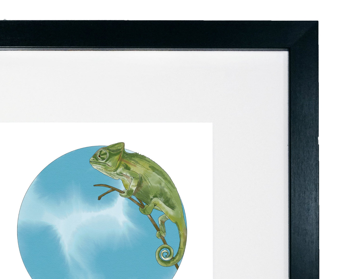 Chameleon art print