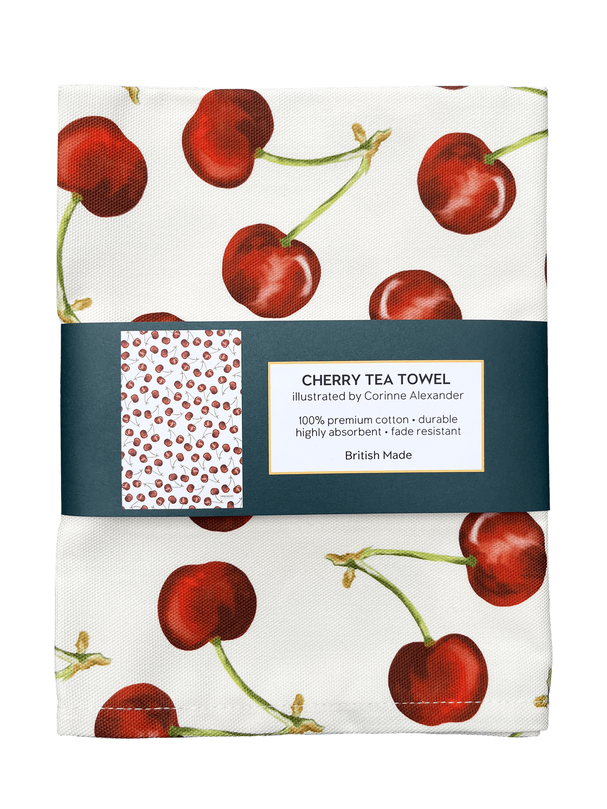 Cherry Tea Towel