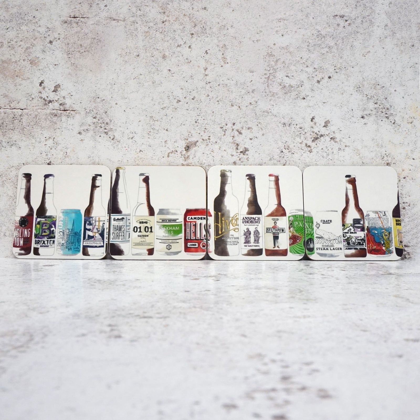 Craft Beer Coaster Set