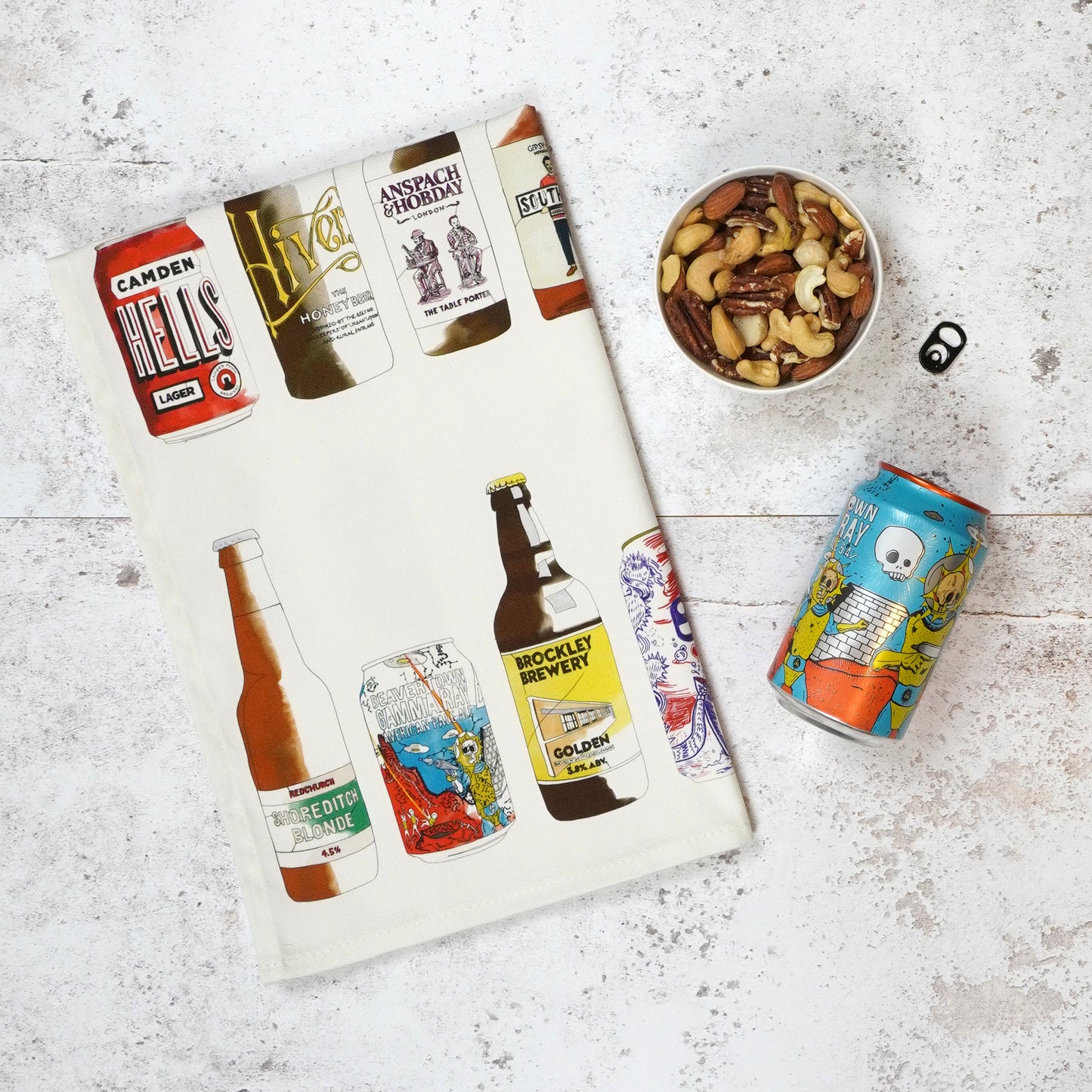 Craft Beer Tea Towel 
