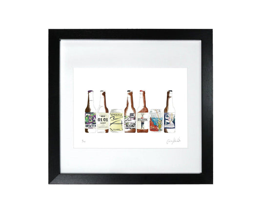 Framed Craft Beer Print