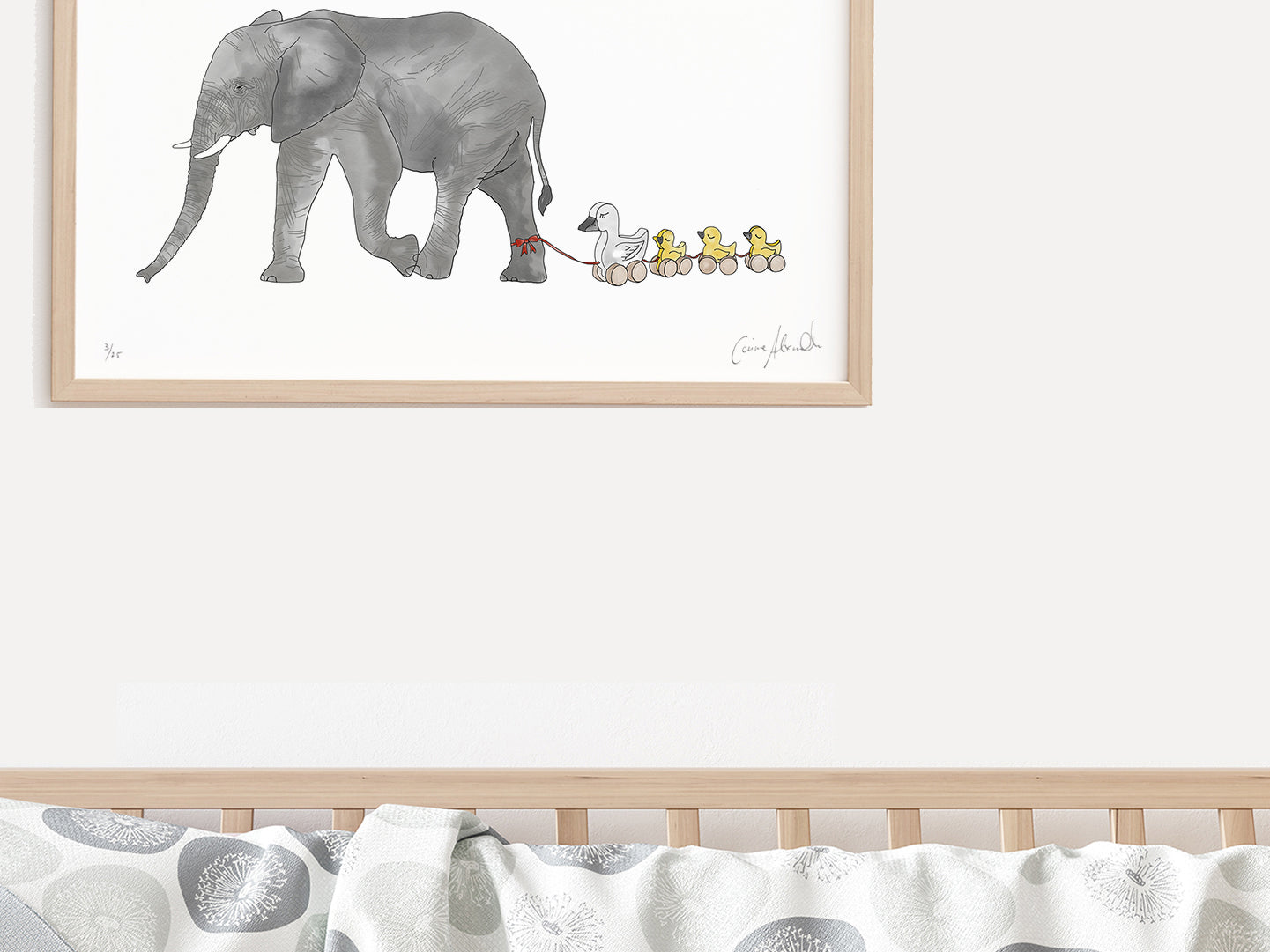 Elephant Nursery Art Print