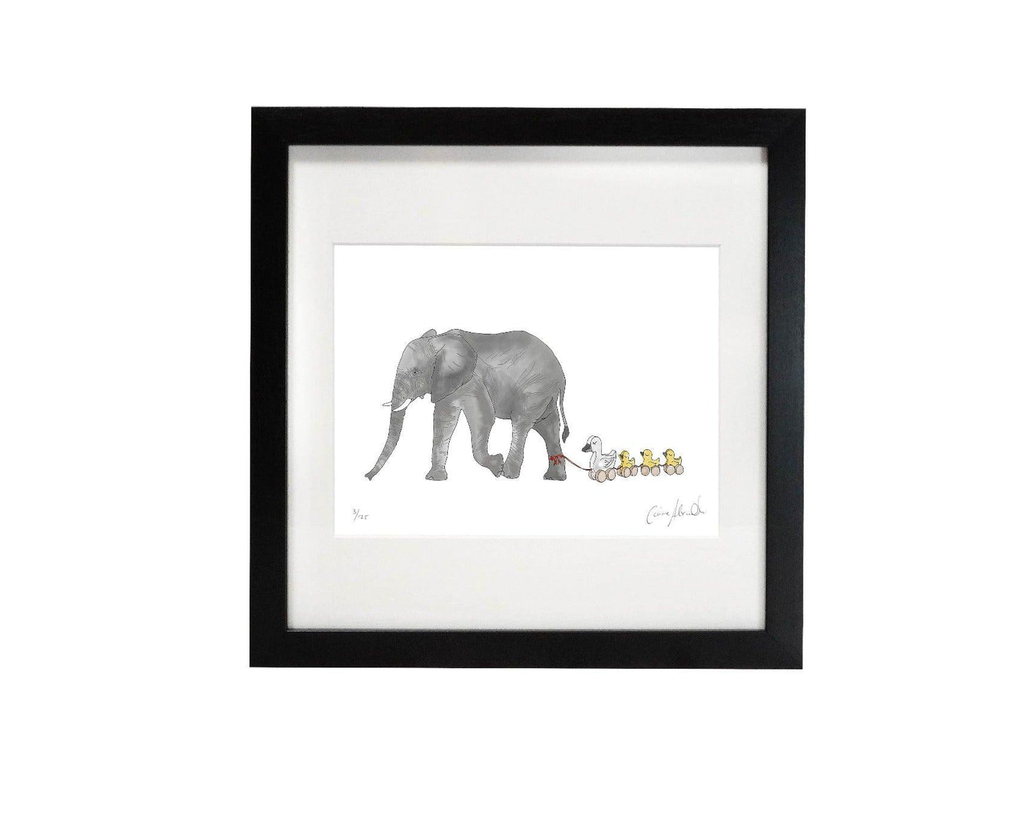 Elephant Nursery Art Print