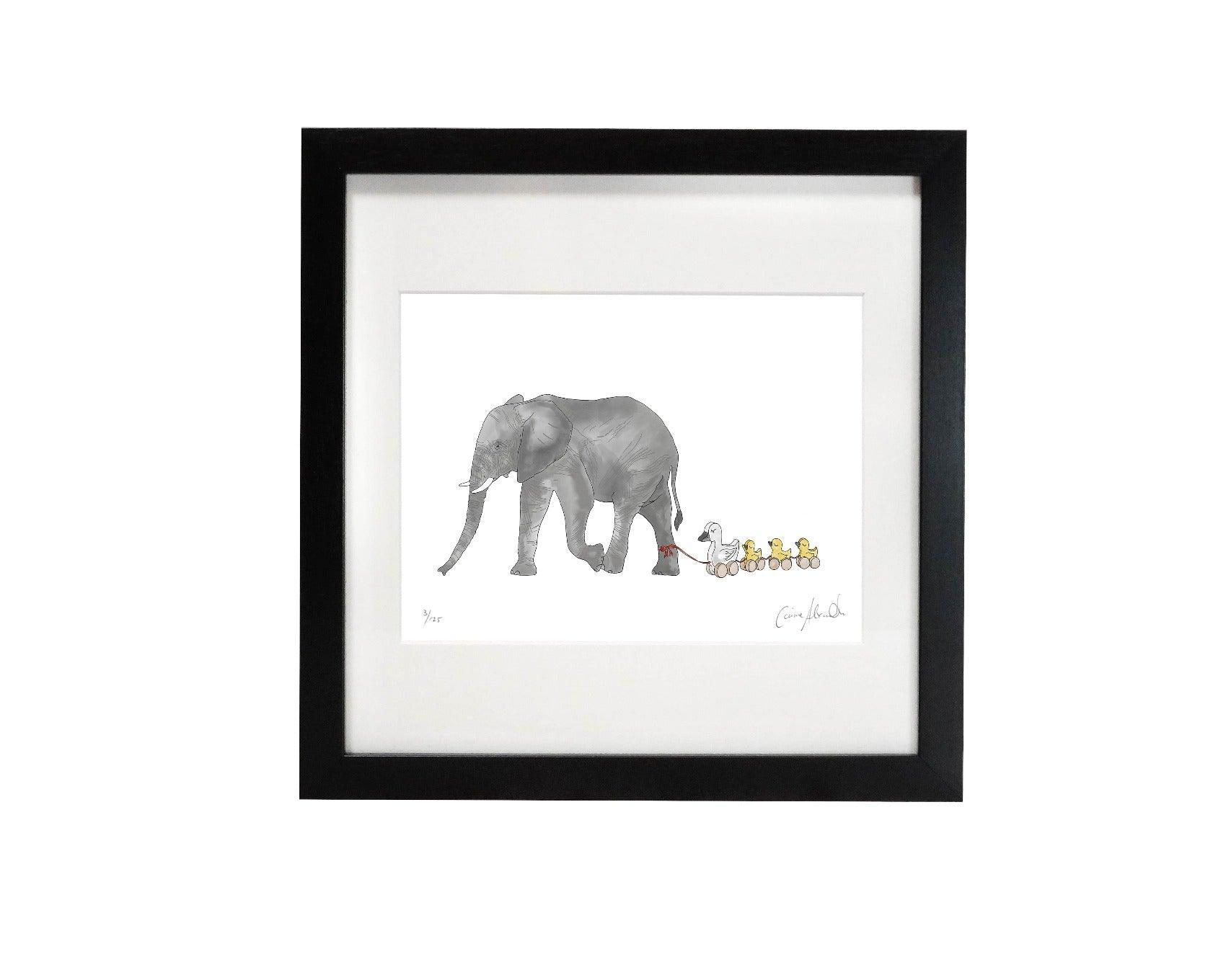 Elephant Nursery Art Print