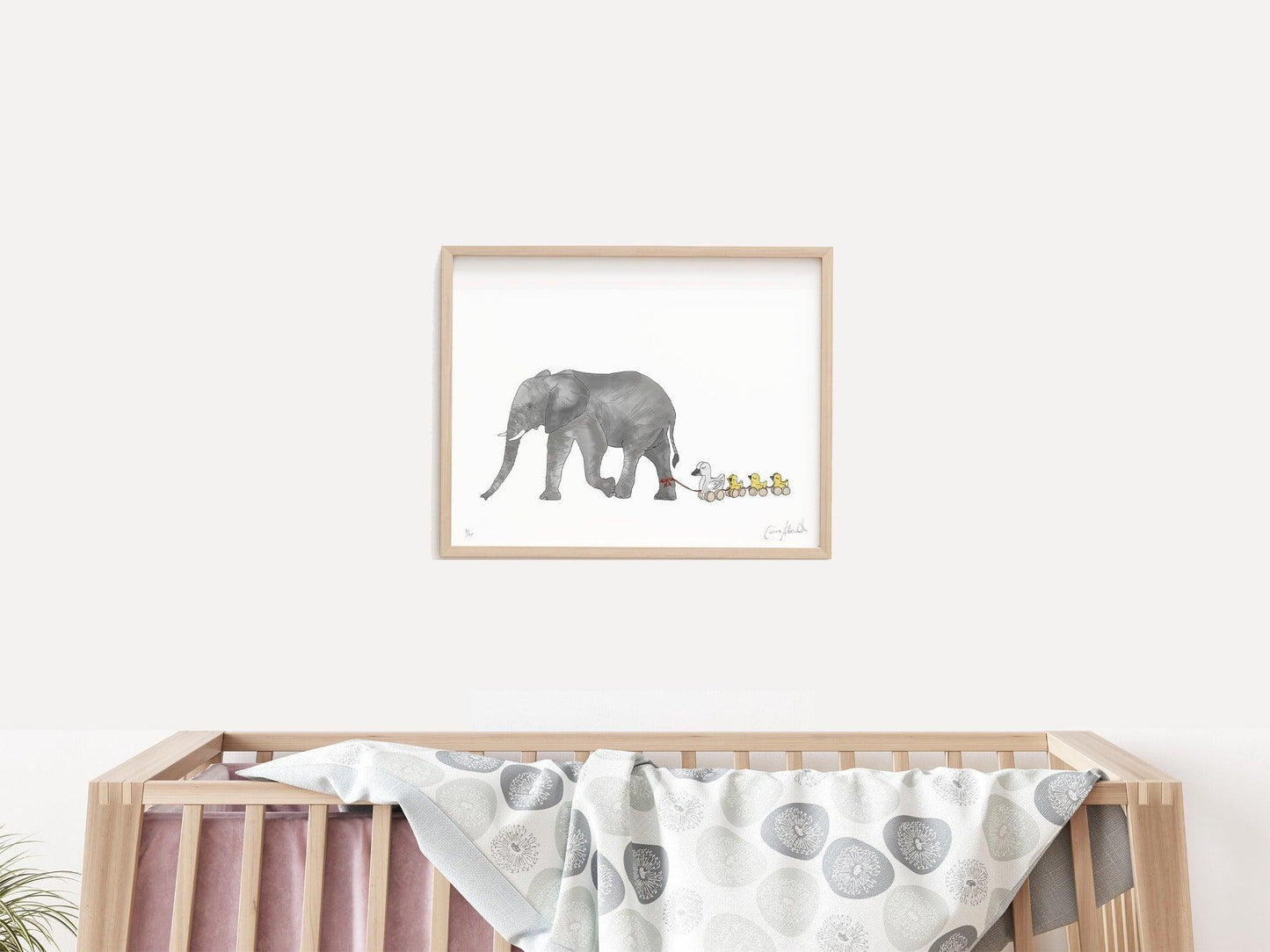 Elephant Nursery Art Print