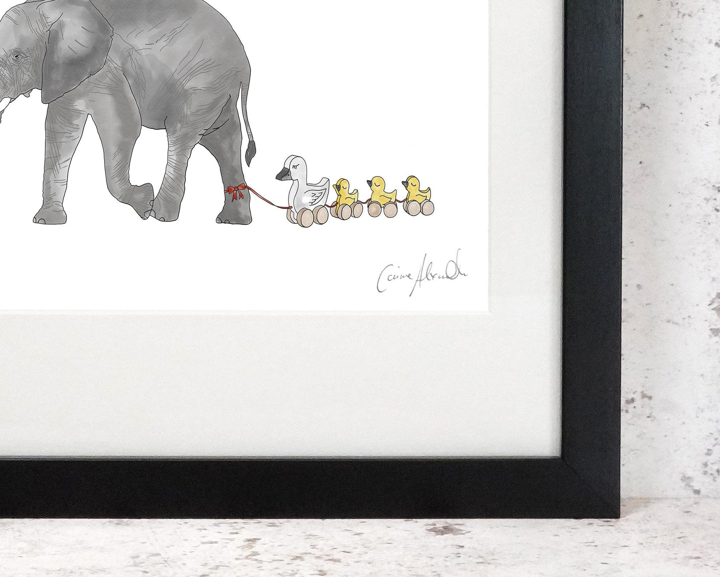 Elephant Nursery Art Print