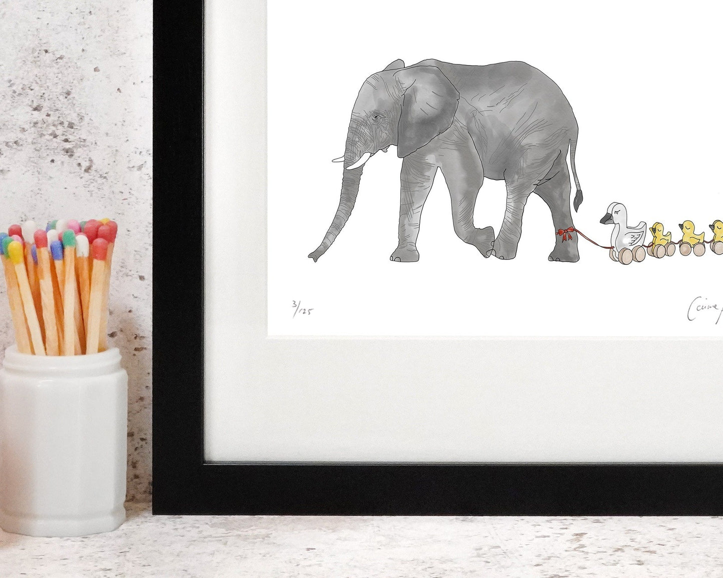 Elephant Nursery Art Print