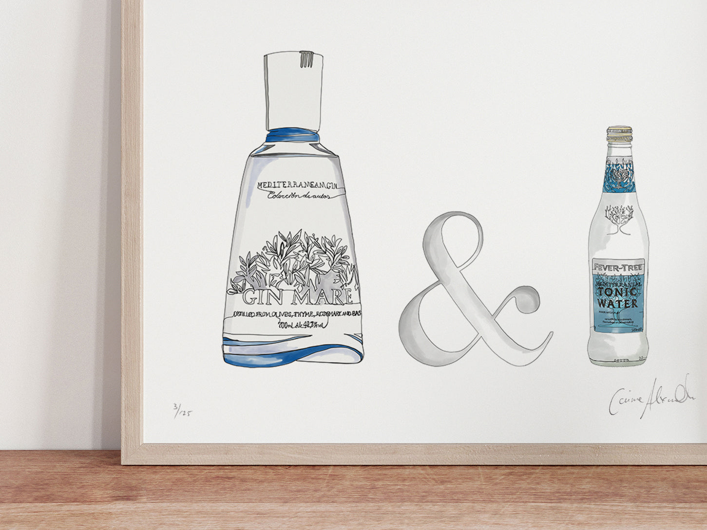 Framed G&T Art Print