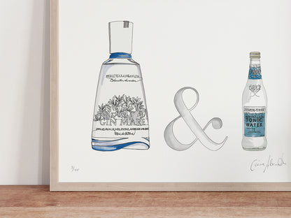 Framed G&T Art Print