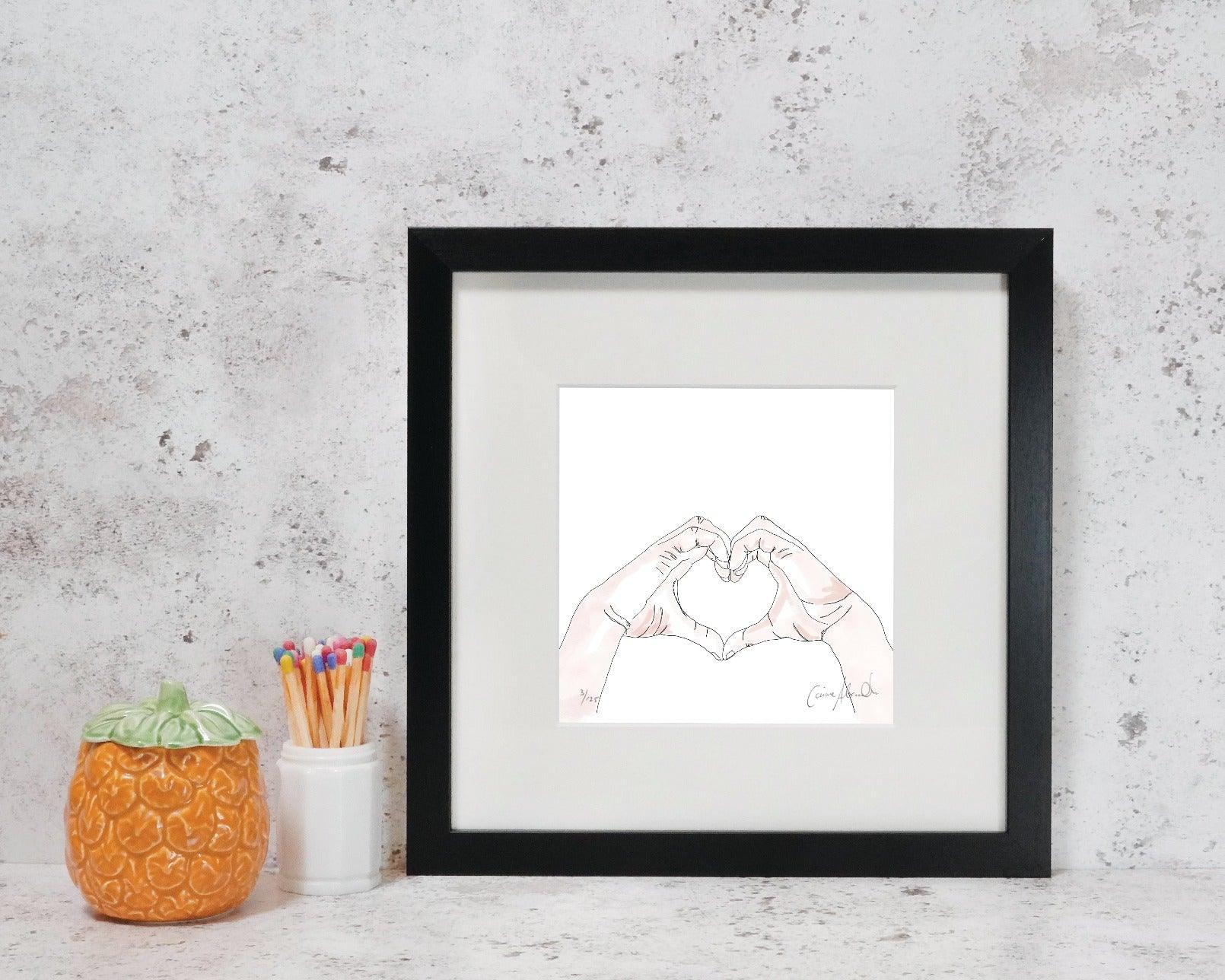 Loving Heart print