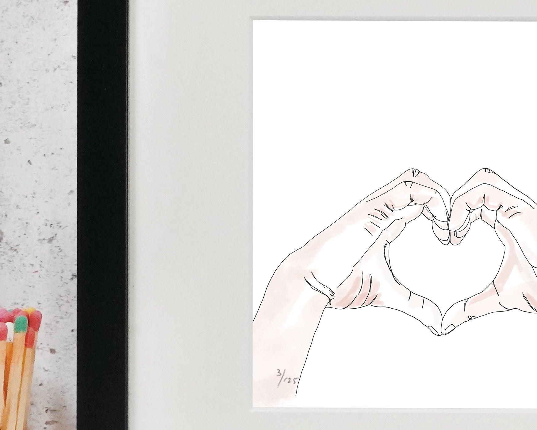 Loving Heart print