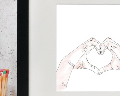 Loving Heart print