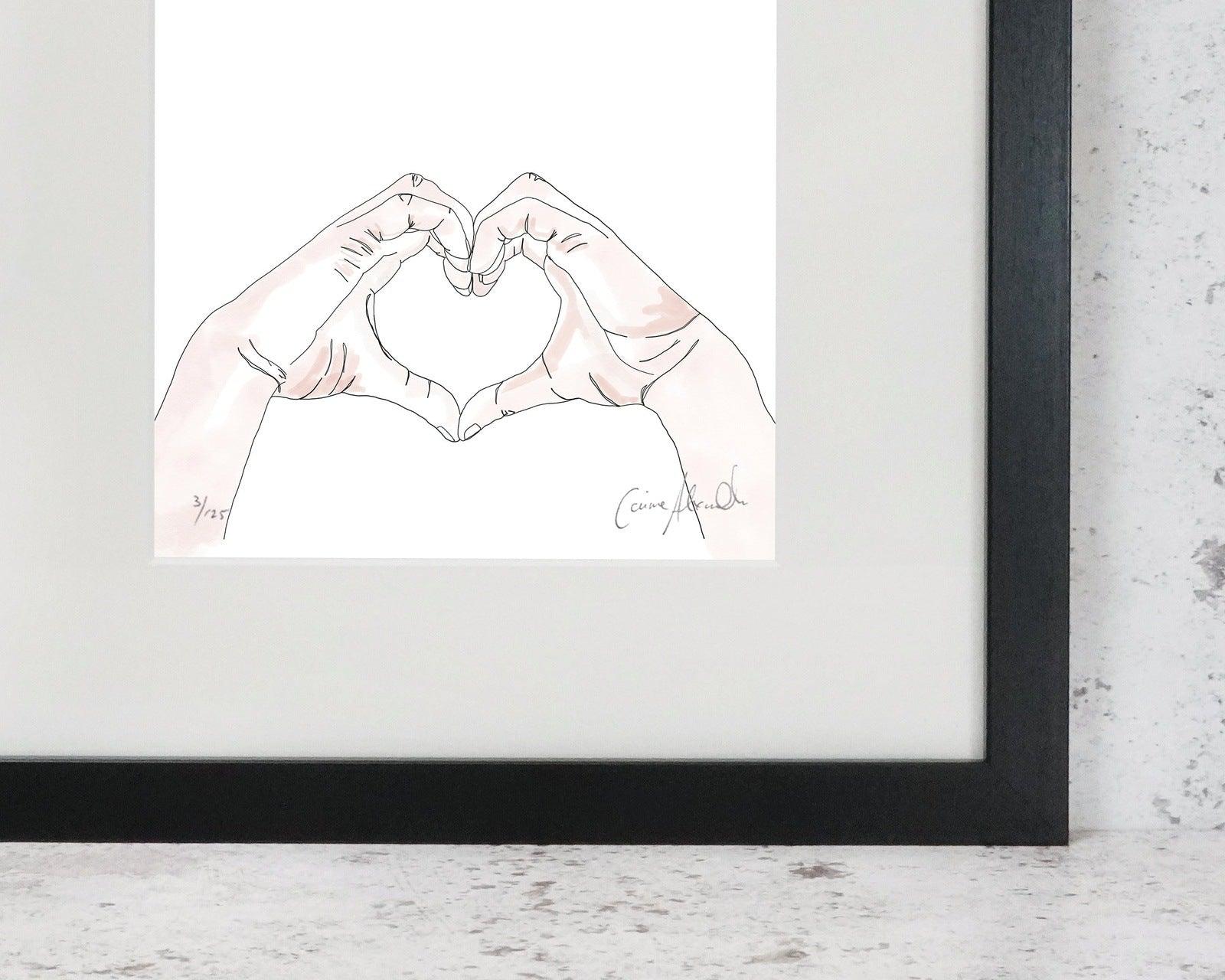 Loving Heart print