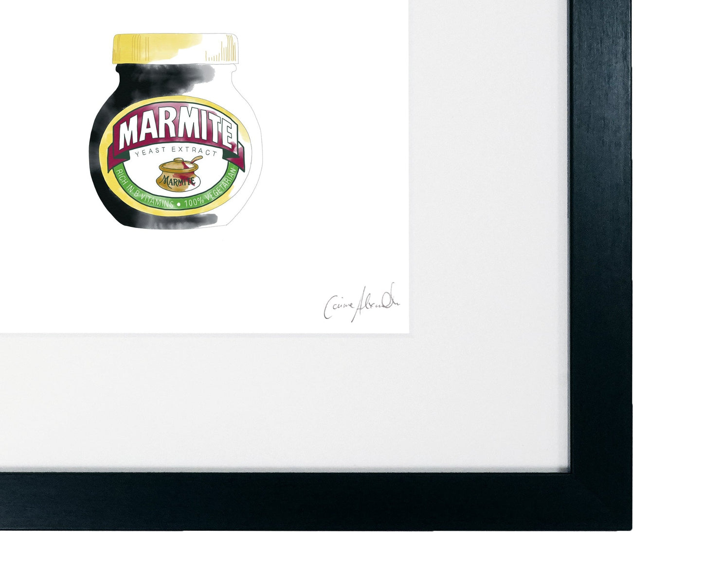 Framed Marmite Art Print