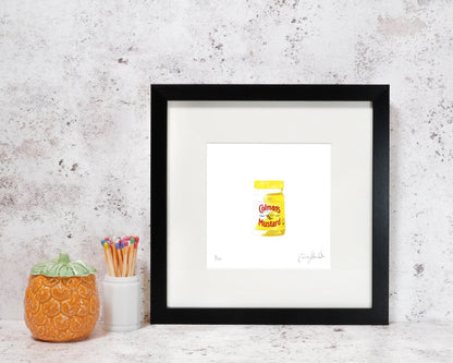 Framed Mustard Art Print