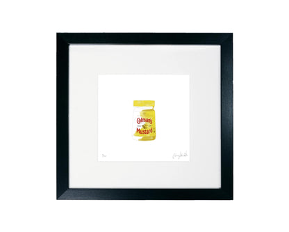 Framed Mustard Art Print