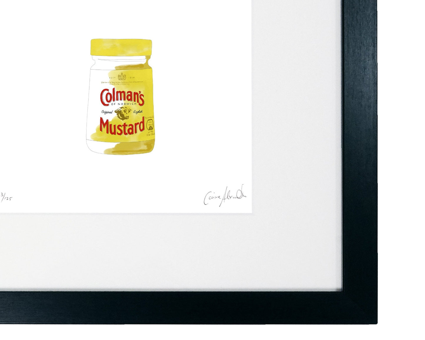 Framed Mustard Art Print