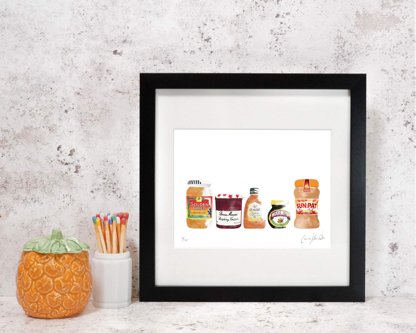 Framed Breakfast Inspired Art Print