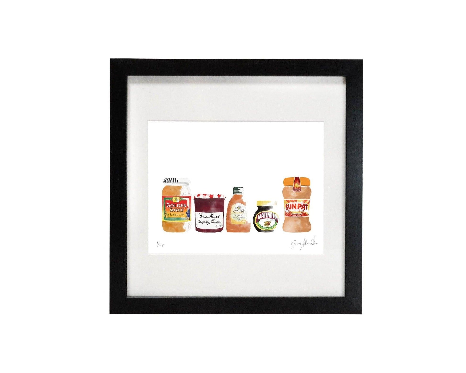 Framed Breakfast Inspired Art Print