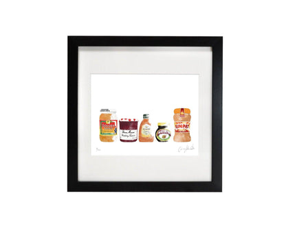 Framed Breakfast Inspired Art Print