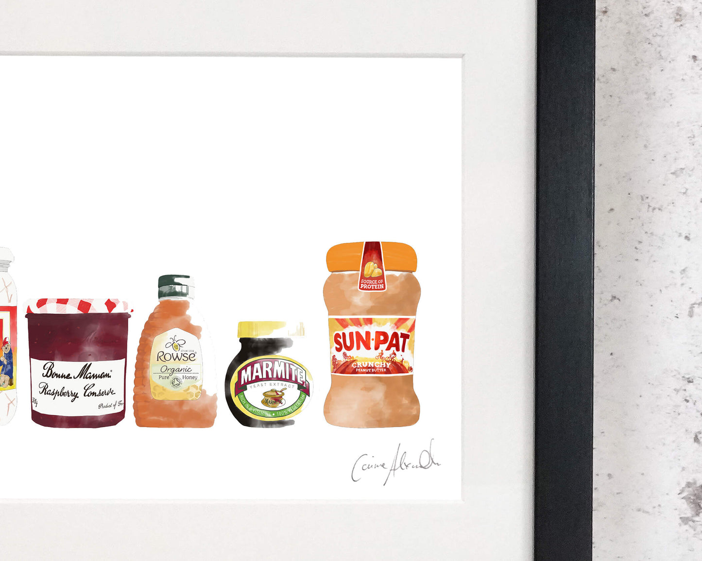 Framed Breakfast Inspired Art Print