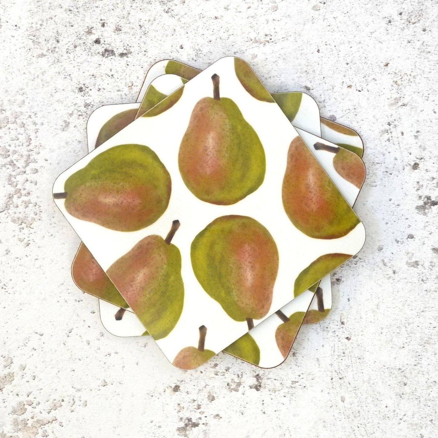 Pear Coasters