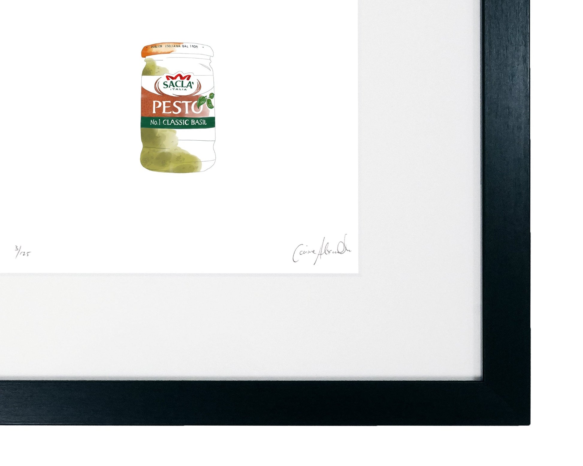 Framed Pesto Art Print