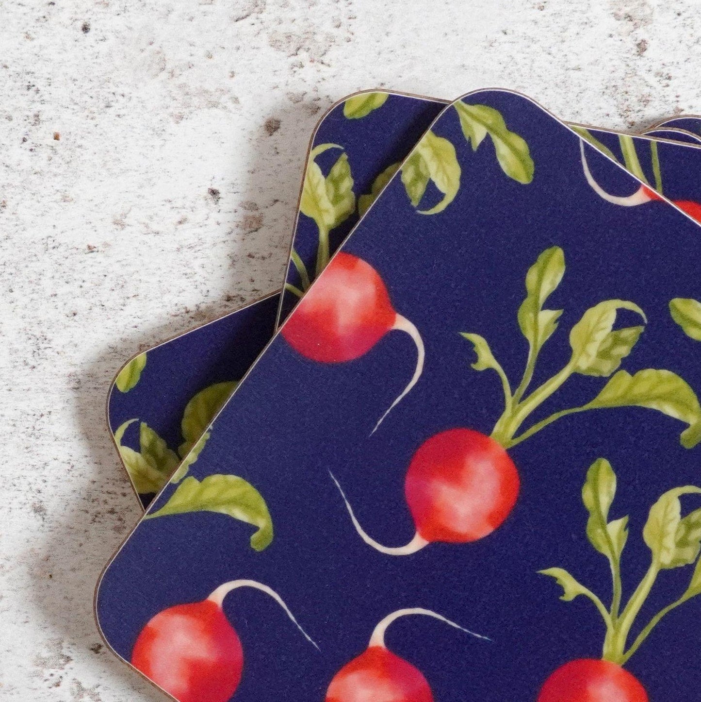 Radish Coasters