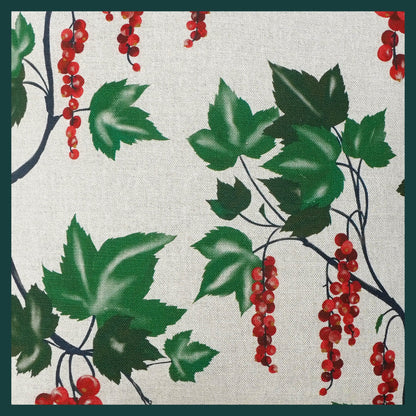 Redcurrant scatter cushion detail