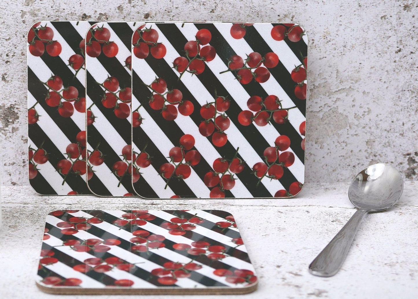 Striped Tomato Coaster 